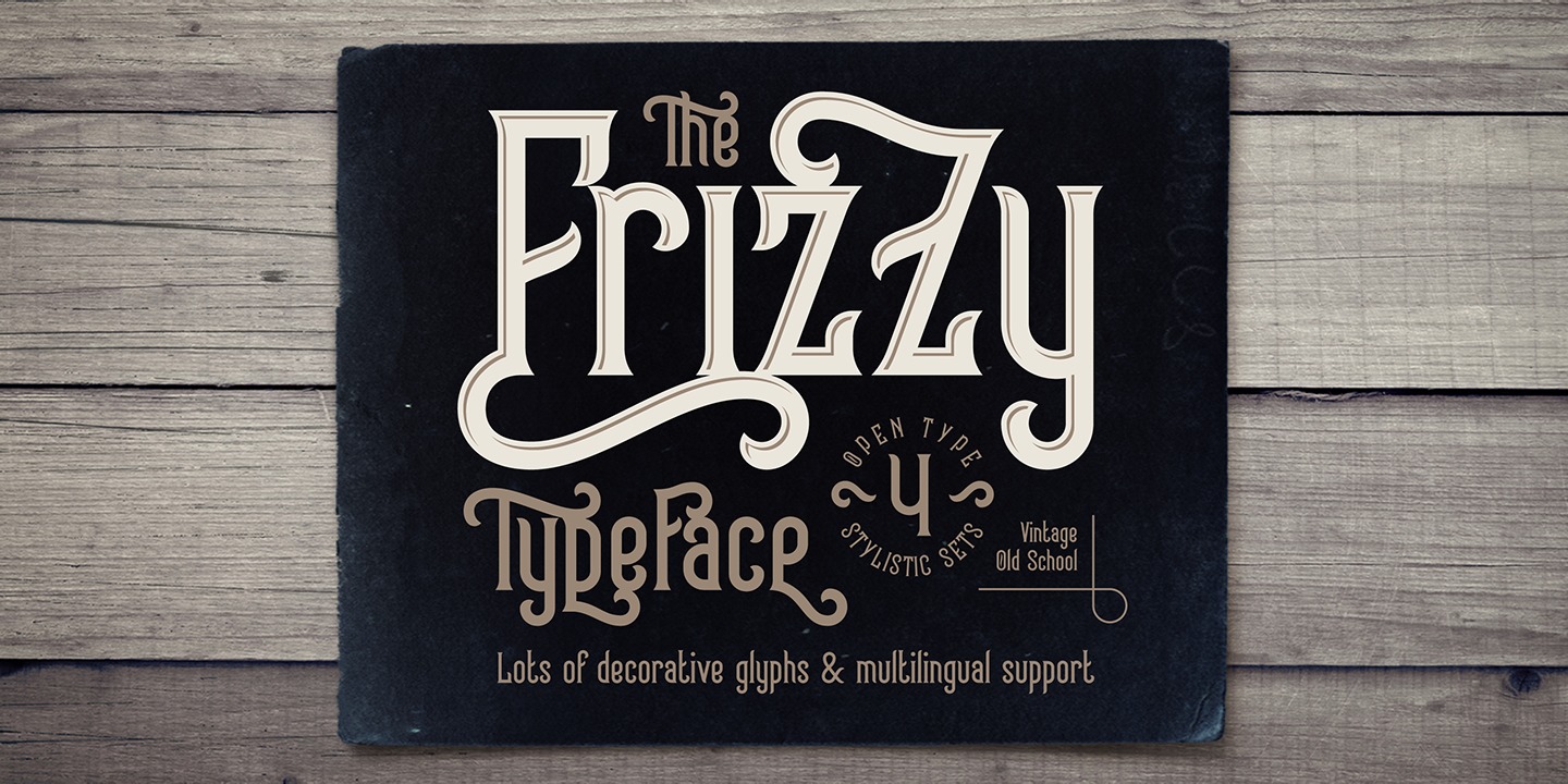 Example font Frizzy #1